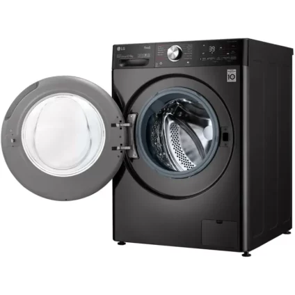 - ماشین لباسشویی ال جی V12 مشکی 12 کیلو WDV1260BRP خشک کن دار