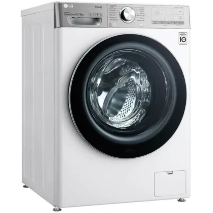 - ماشین لباسشویی ال جی V12 سفید 12 کیلو WDV1260WRP