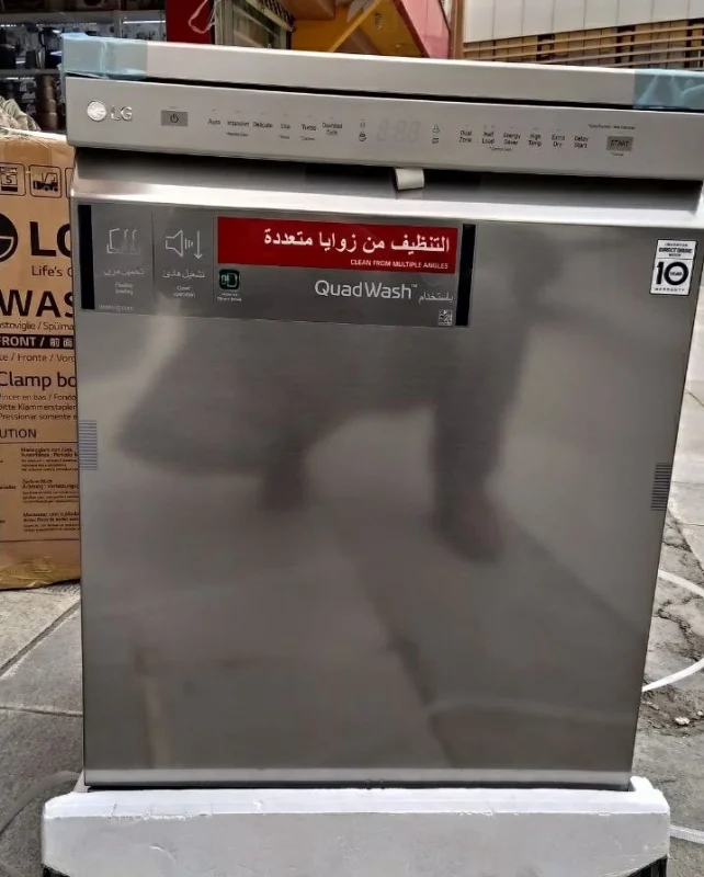 قیمت و خرید ماشین ظرفشویی ال جی 512 نقره ای و سفید 14 نفره اصلی در بانه