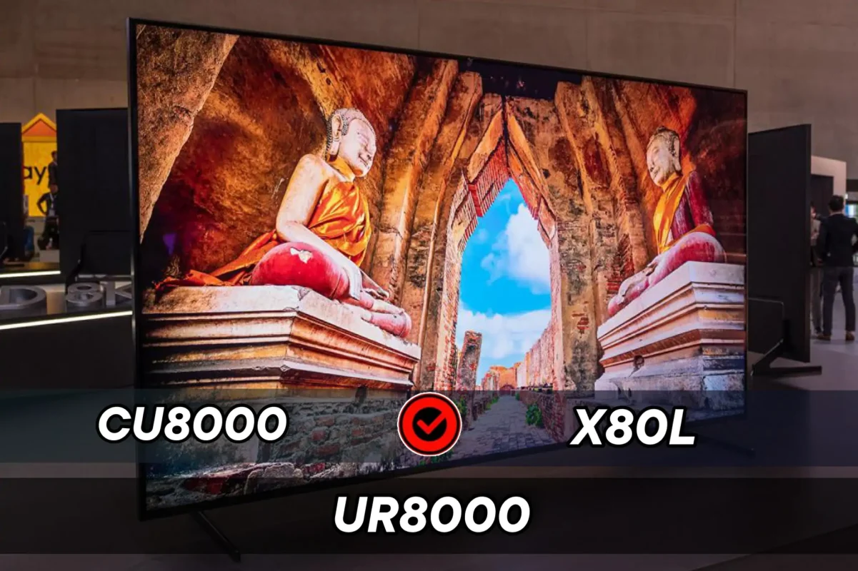 تلویزیون ال جی UR8000 با CU8000 و X80L سونی 